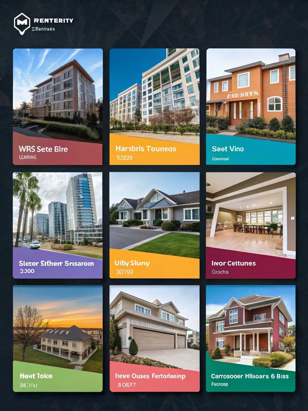 A collage of images showcasing various AI-enhanced real estate photos, highlighting the overall value and impact of Homeview AI's services.